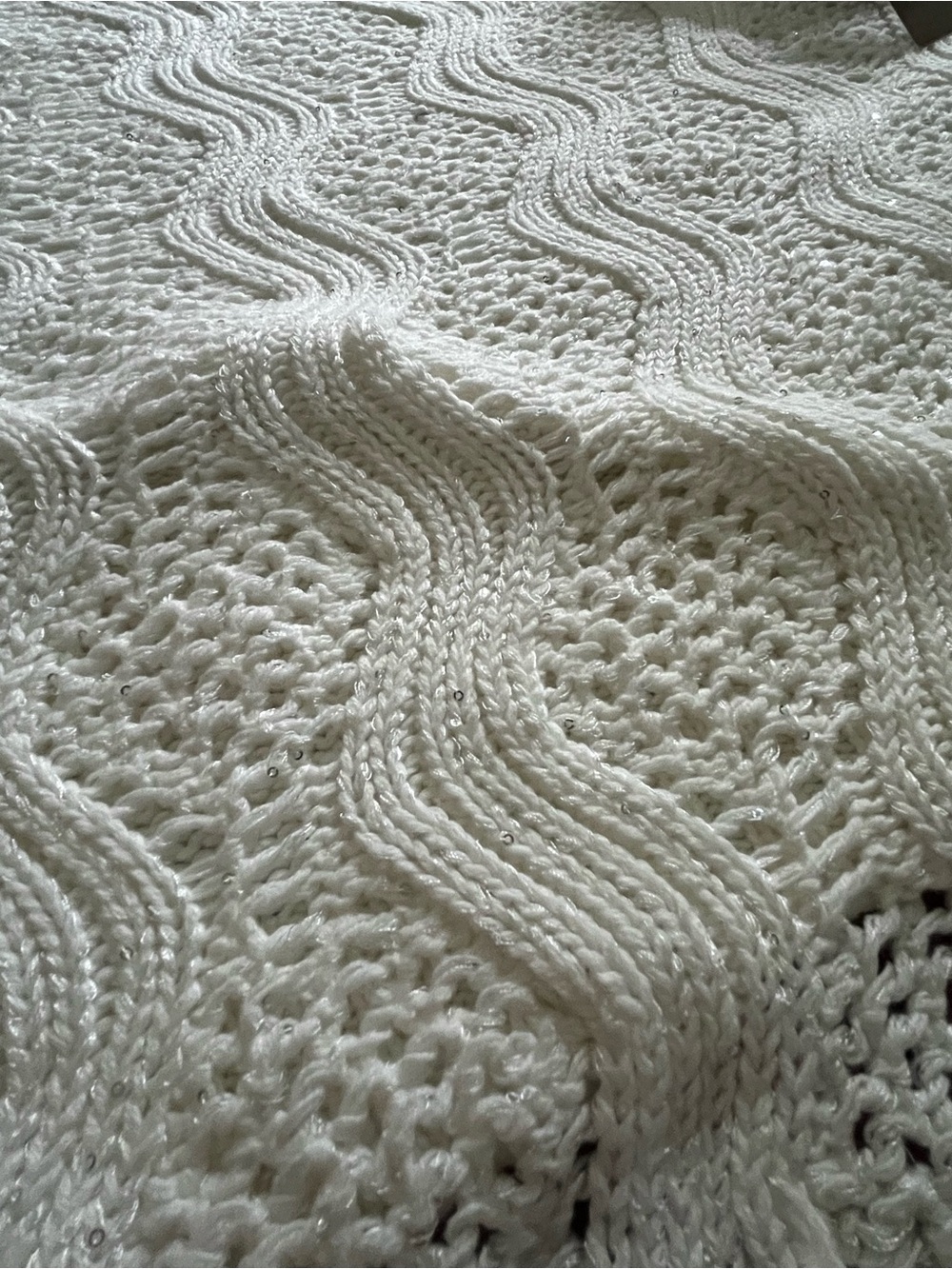 Chico's Cream Knit Turtleneck Poncho NWT S/M - Holiday Christmas - Picture 8 of 8